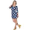 Dancing Days - 60S CIRCLE Korte jurk - Blauw/Wit Product image